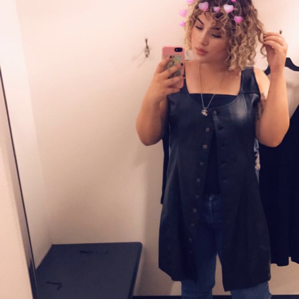 Vintage Leather Dress